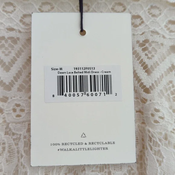 Spell Dawn Lace Belted Midi Dress - Picture 7 of 9